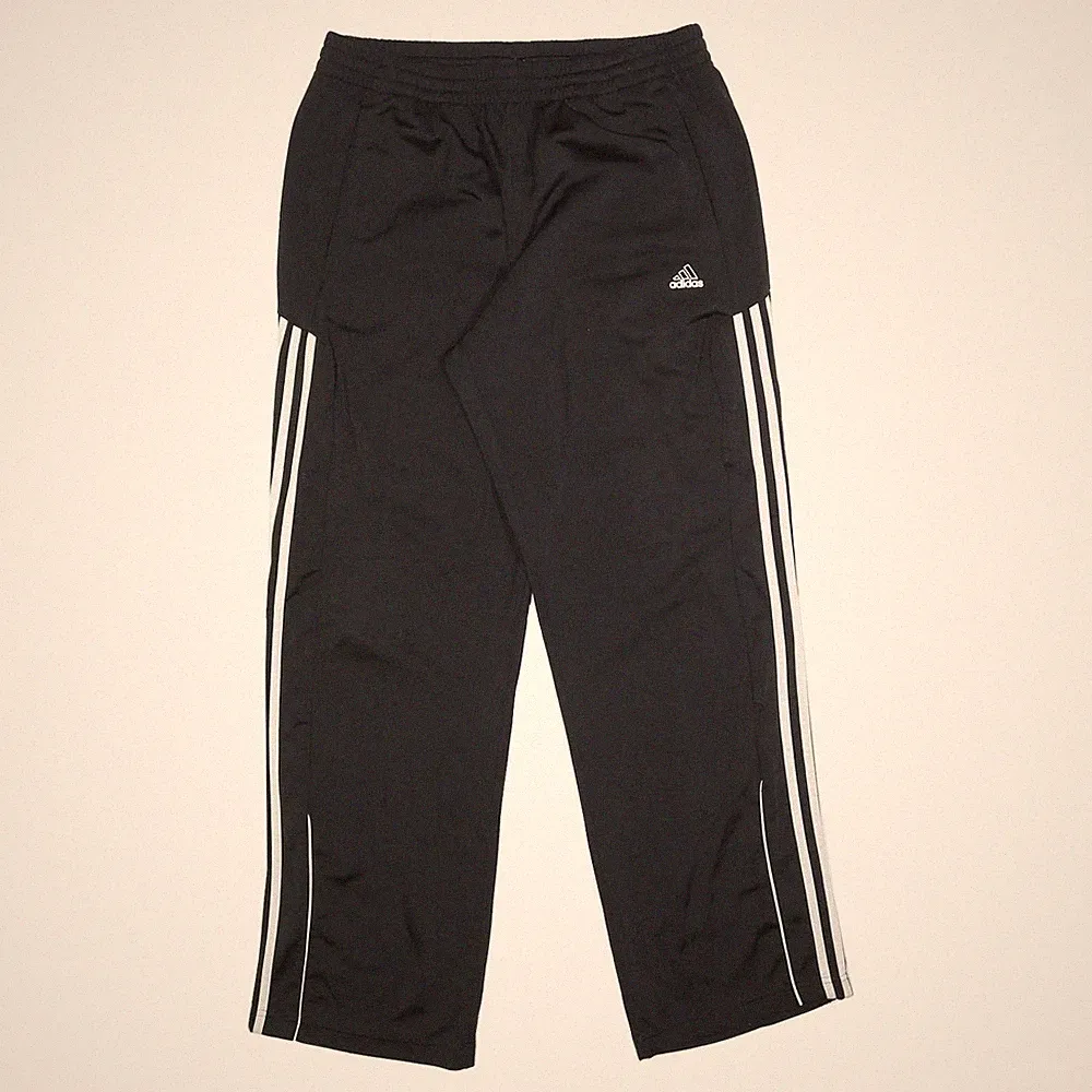 ADIDAS Herren Jogger Schwarz M W29 L30 Classic Straight Fit Sportbekleidung