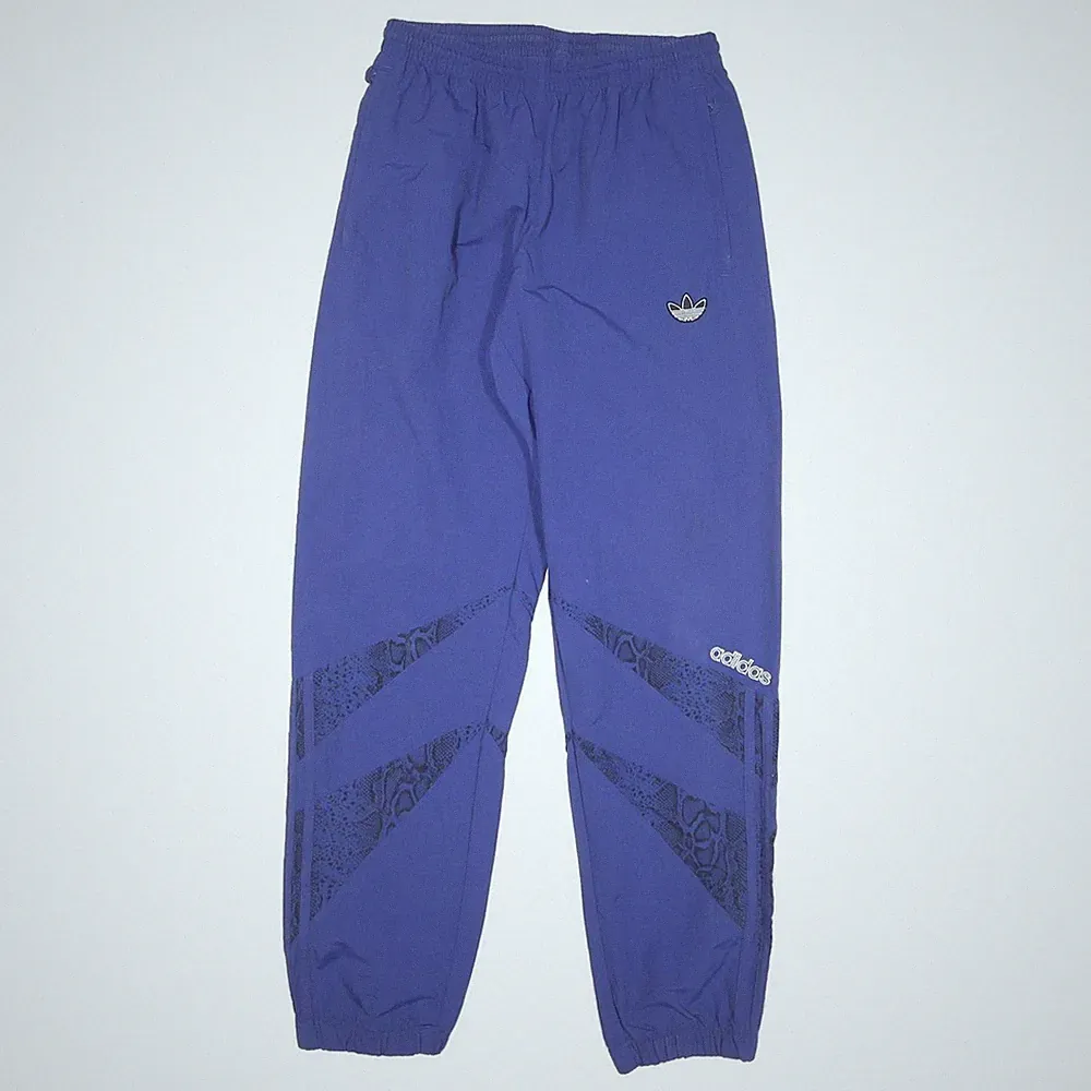 ADIDAS Herren Jogginghose Blau Slim Konisch S W25 L29 Polyester SPORTS Freizeit