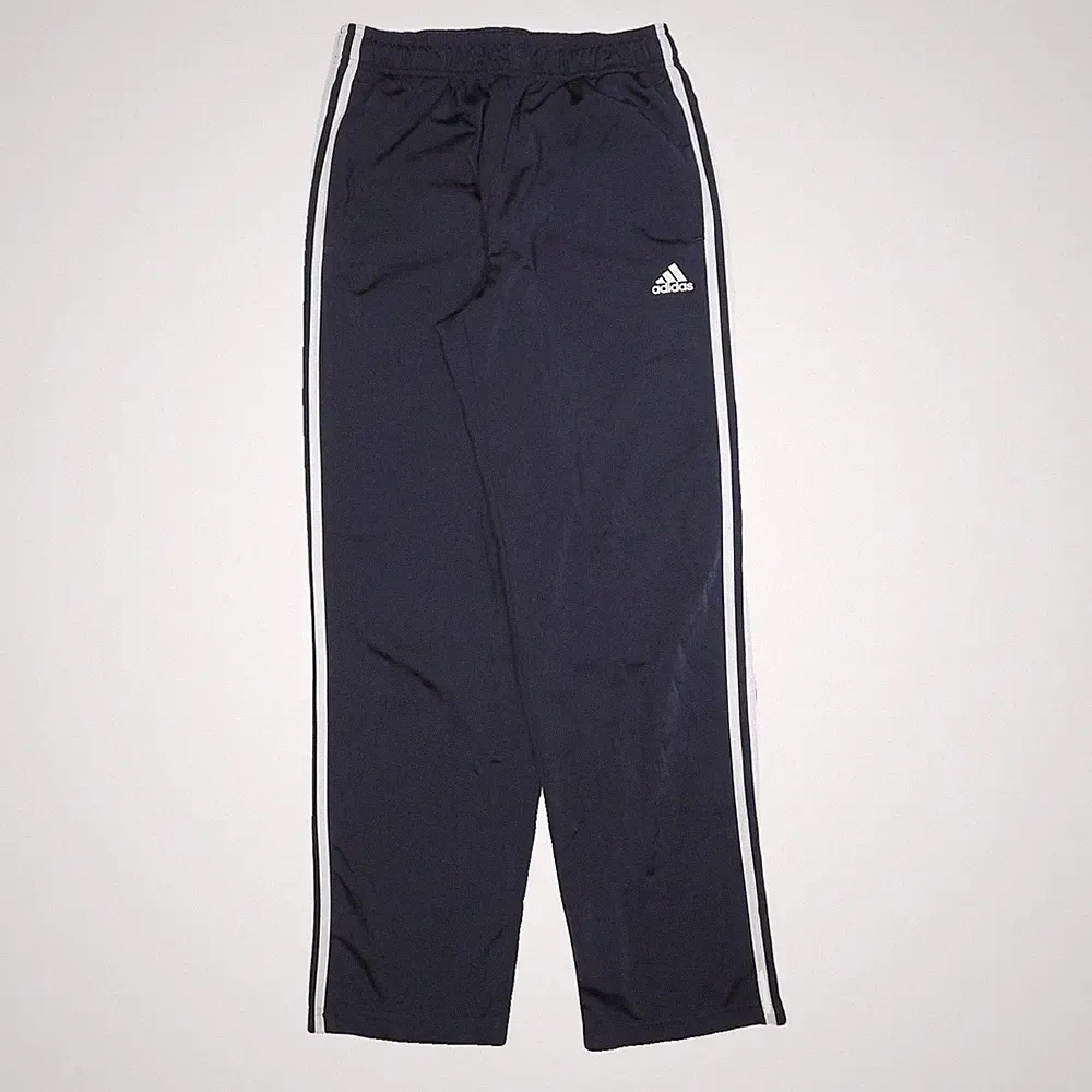 ADIDAS Herren Jogginghose Blau/Weiß Slim Tapered Sporthose W26 L32