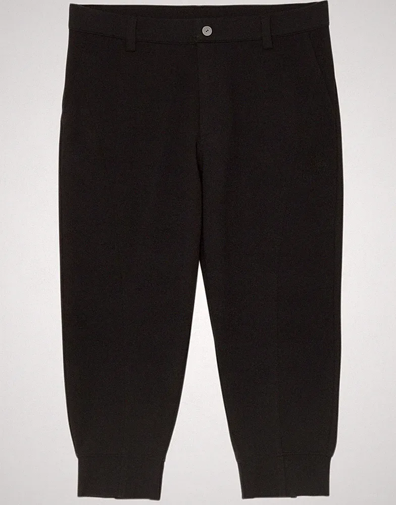 Adidas Herren Jogginghose Capri Hose Große W36 L22 Schwarz Baumwolle CU06