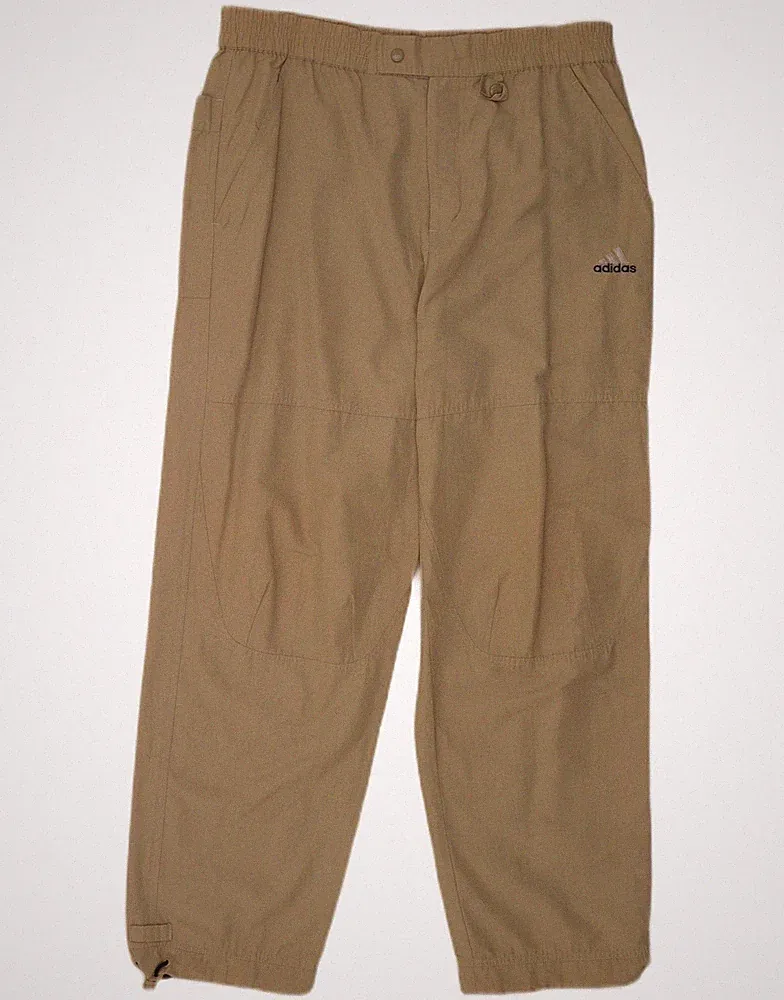 Adidas Herren Jogginghose Chino Hose Medium W30 L29 Beige Baumwolle FC62