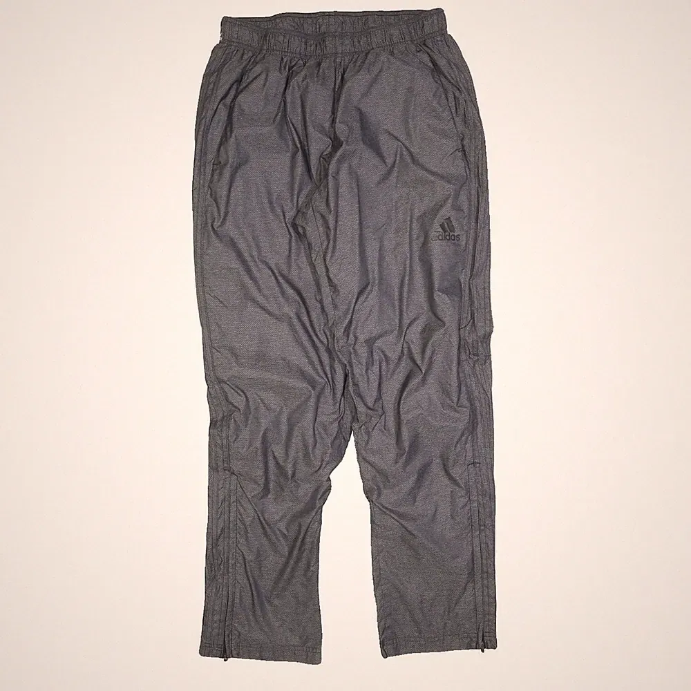 ADIDAS Herren Jogginghose Grau Schwarz Regular Fit Straight M W30 L30