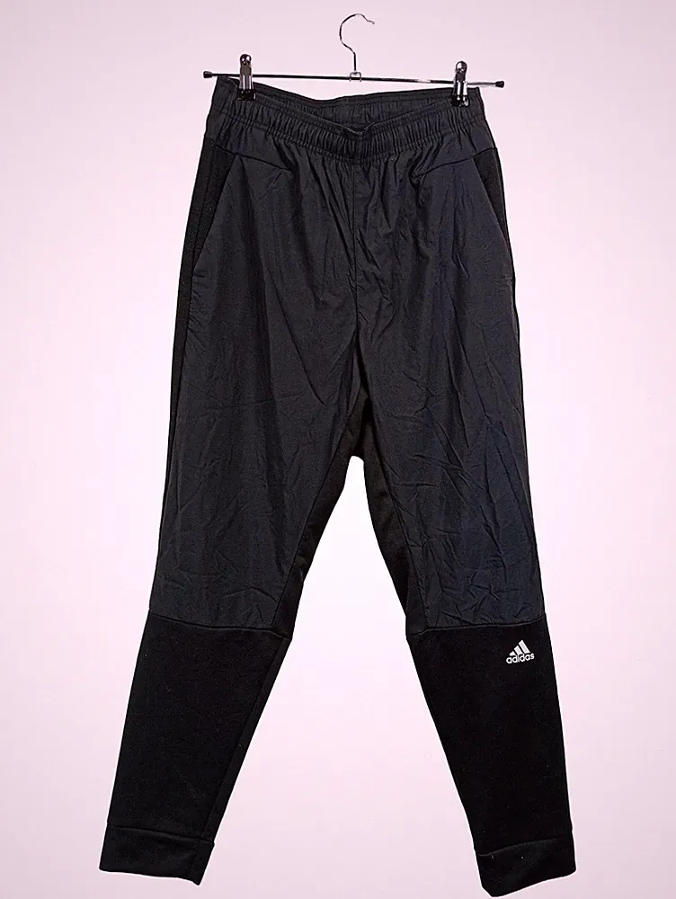 ADIDAS Herren Jogginghose Schwarz Gr. 48/M Sport Trainingshose
