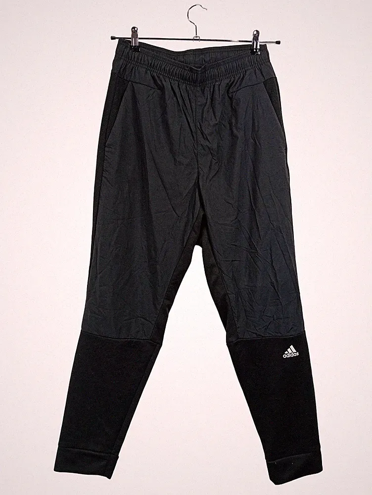 ADIDAS Herren Jogginghose Schwarz Gr. 48/M Sport Trainingshose
