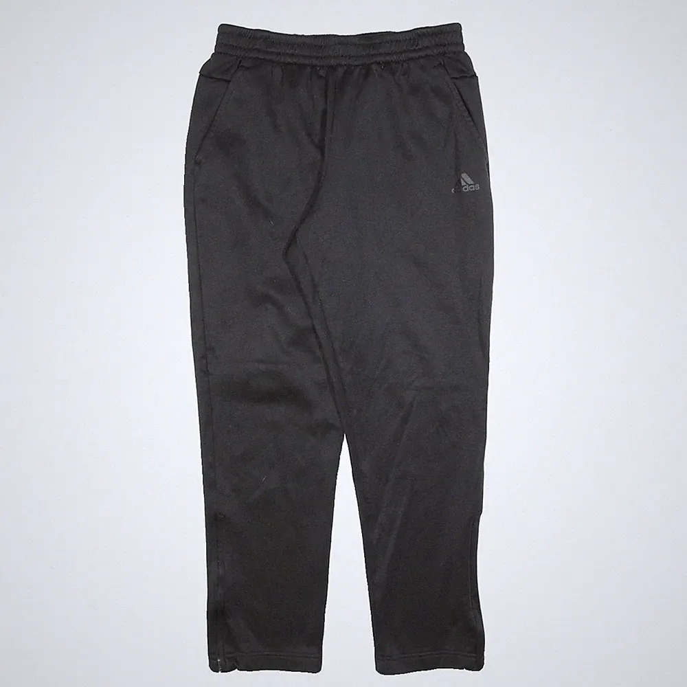 ADIDAS Herren Jogginghose Schwarz Slim Schmal Zulaufend Passform M W30 L27