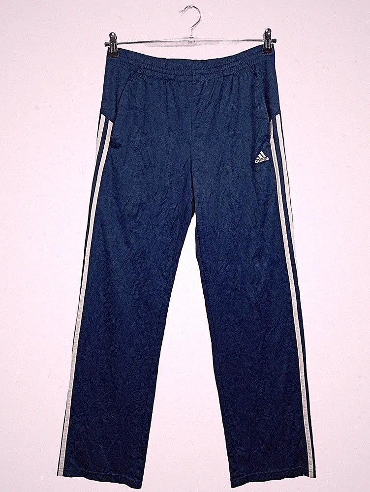 Adidas Herren Jogginghose Trainingshose Gr. 48/M Blau Sport