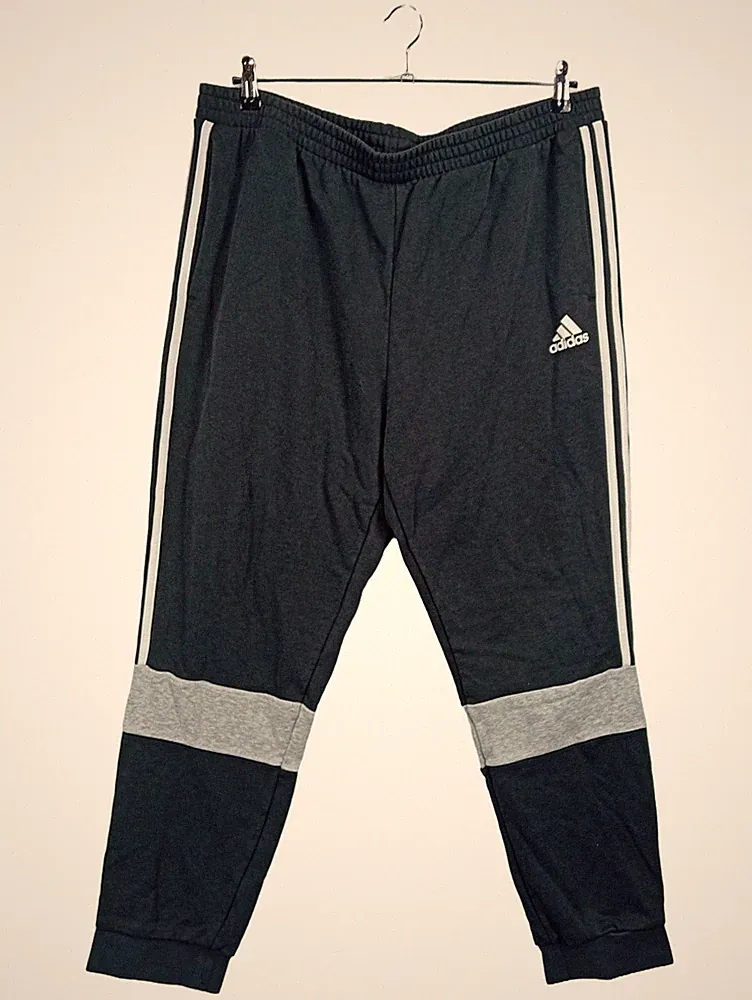 ADIDAS Herren Jogginghose Trainingshose Grau Gr. 2XL Sportlich