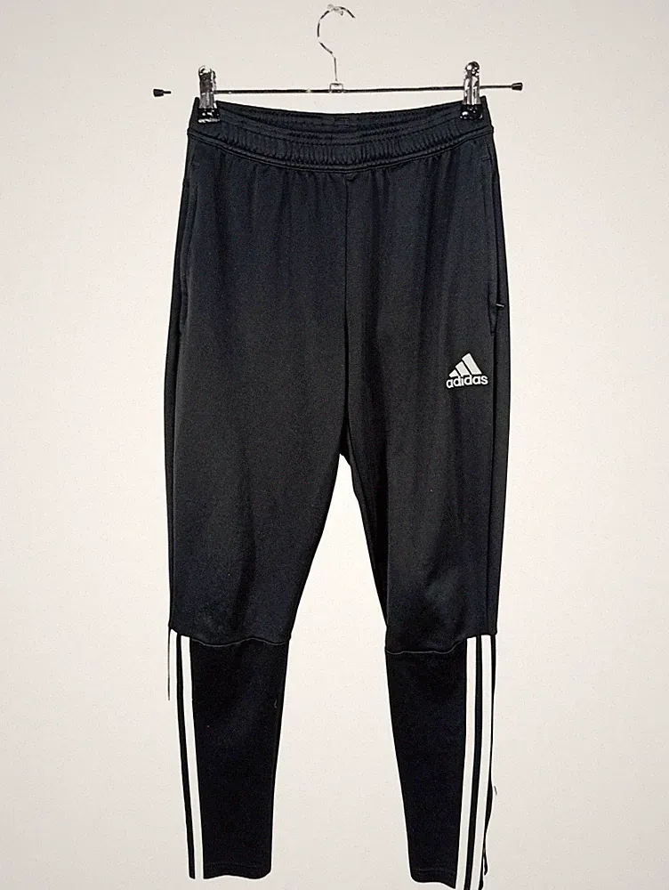 adidas Herren Jogginghose Trainingshose Schwarz Gr. S 46 Sportlich 3 Streifen
