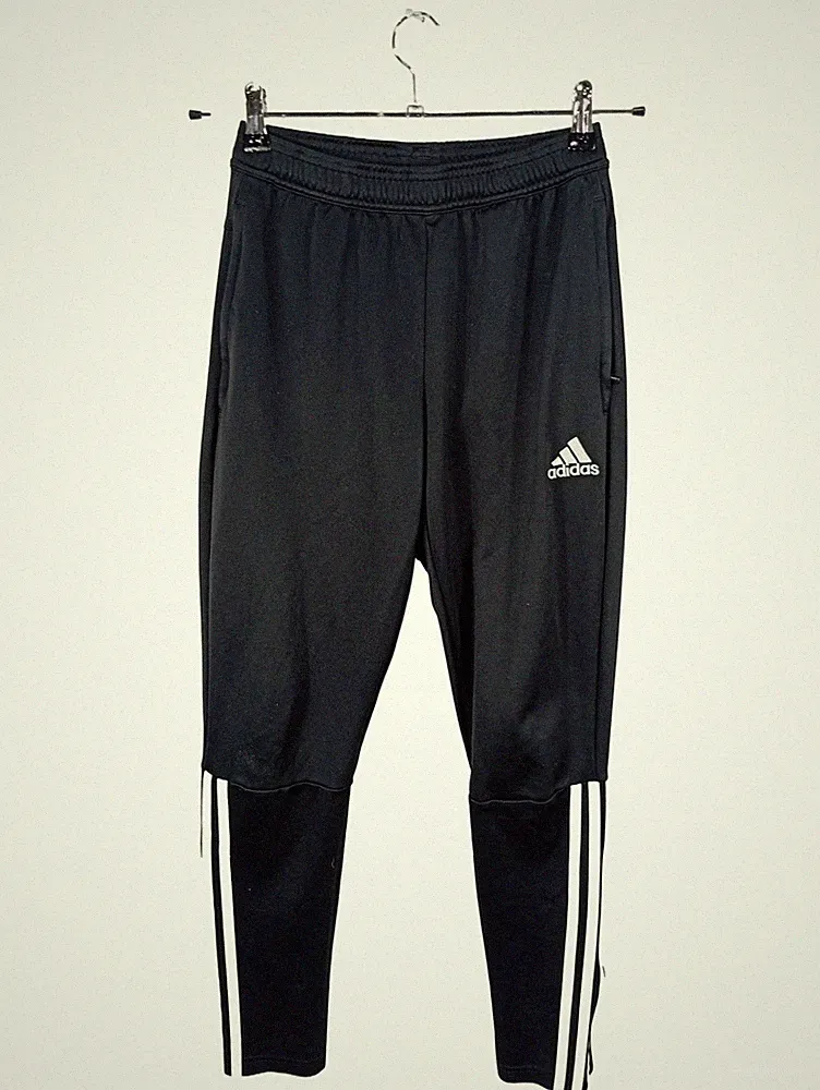 adidas Herren Jogginghose Trainingshose Schwarz Gr. S 46 Sportlich 3 Streifen