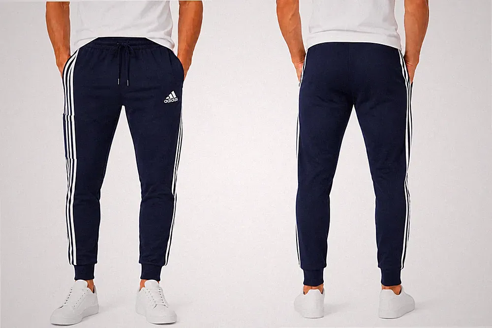 Adidas Herren Jogginghose Trainingshose Tapered navy M