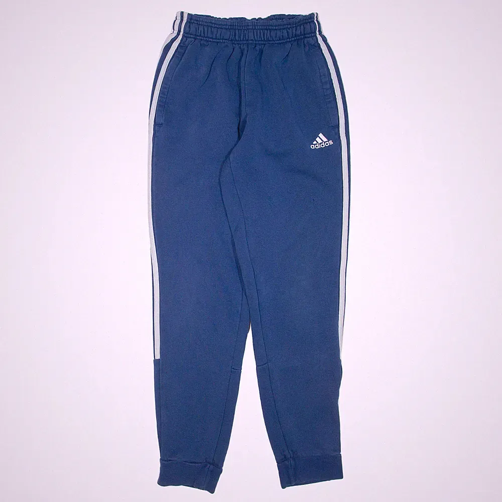 ADIDAS Herren Jogginghosen Blau Tapered XS W22 L29