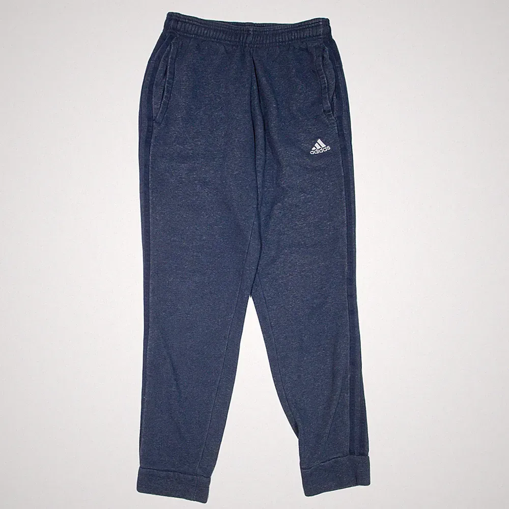 ADIDAS Herren Jogginghosen Blau Verjüngt S W28 L29