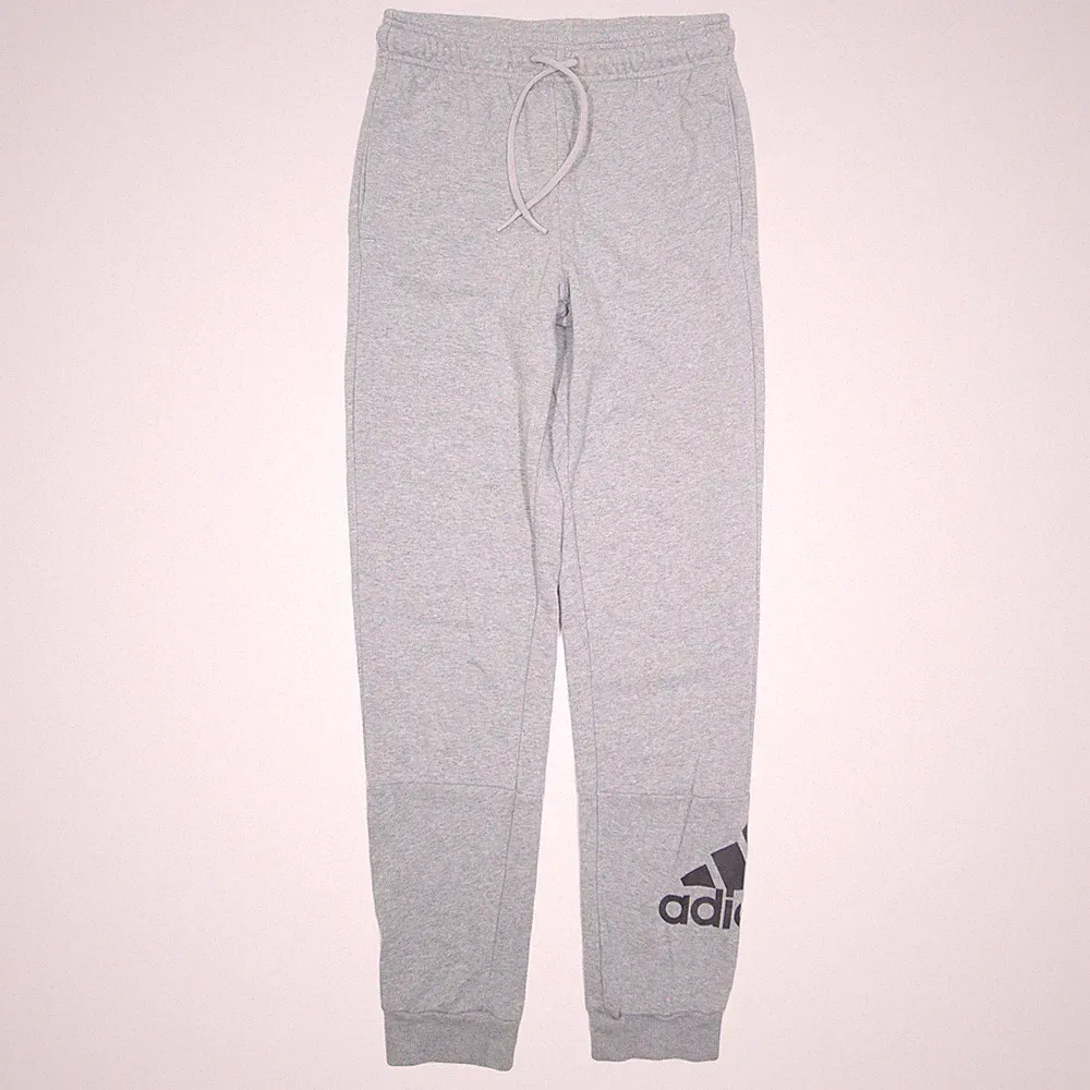 ADIDAS Herren Jogginghosen Grau Tapered S W28 L31