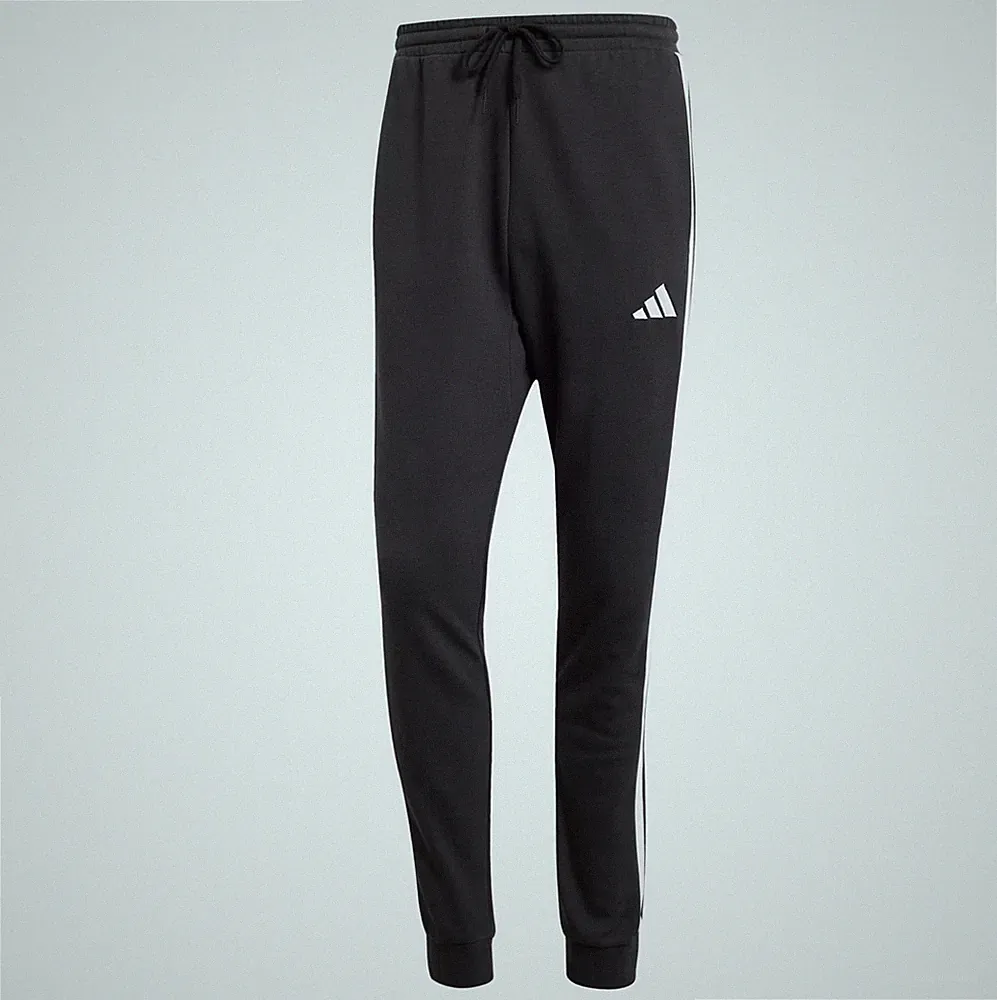 adidas Herren Sport Fitness Freizeit Hose Jogginghose Trainingshose 3S Schwarz