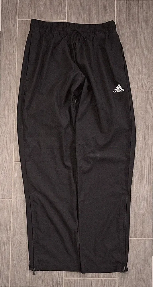 adidas Herren Sporthose Gr. S Schwarz Jogginghose Trainingshose Reißverschluss