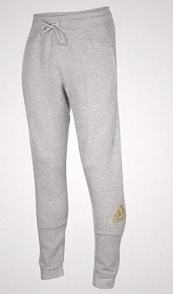 Adidas Herren Sweatpants Jogginghose Grau Goldfarben Größe XL Neu mit Etikett