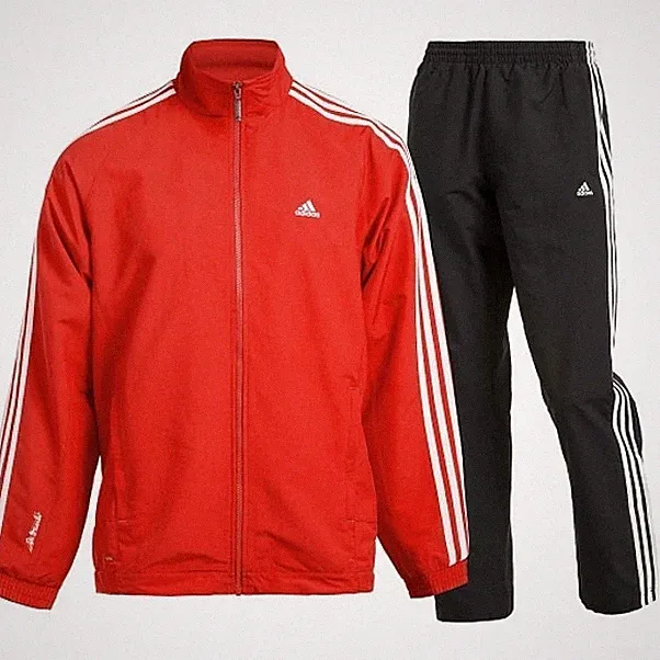 rote herren jogginghose mit taschen reißverschluss größe 52