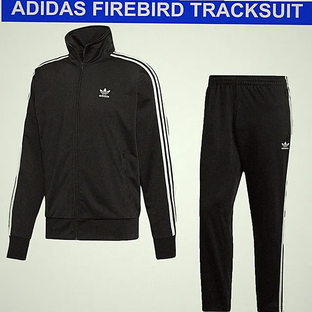 adidas Herren Trainingsanzug Firebird Zip Sweatjacke + Hose S-XL