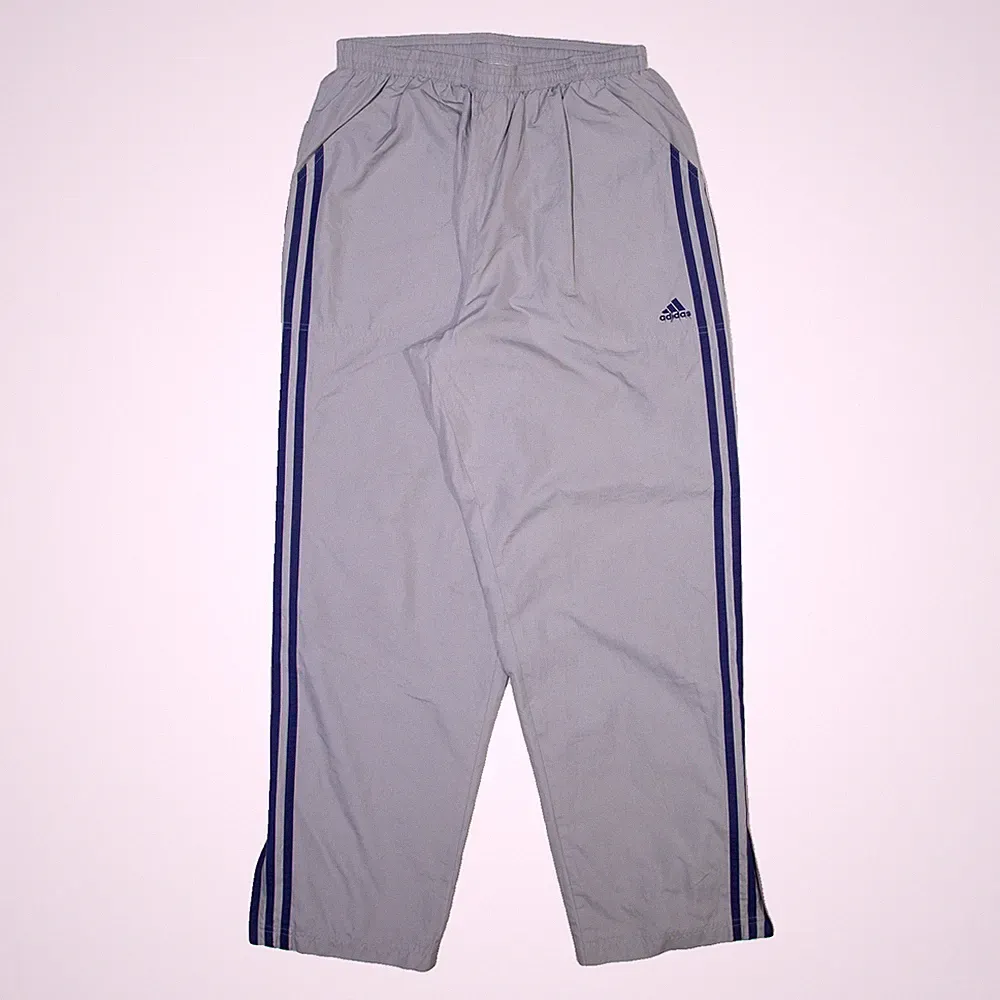 ADIDAS Herren Trainingshose Grau Schmal zulaufend M W27 L29