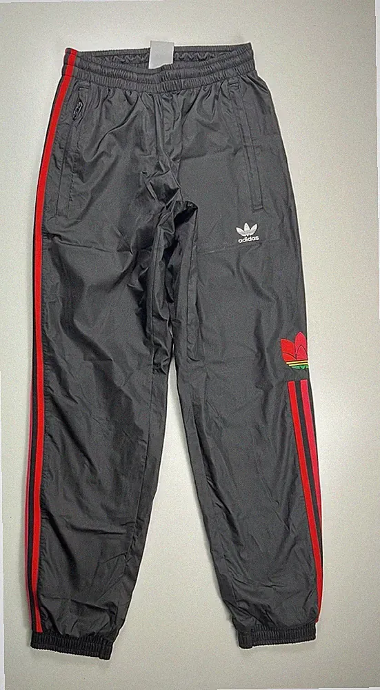 Adidas Herren Windbreaker Hosen Schwarz XS Trainingshosen Sporthosen Grün Hell