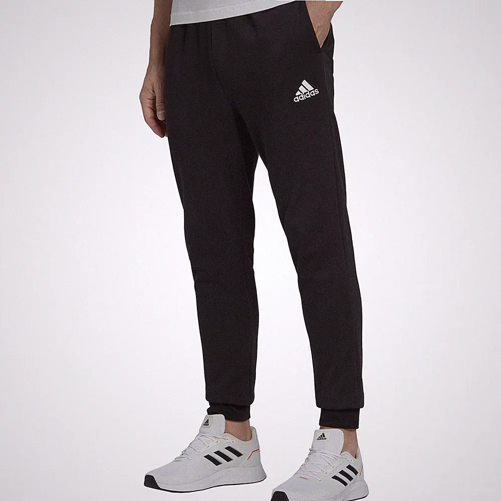 Adidas Hose für Herren Essentials Fleece Regular Tapered Schwarz