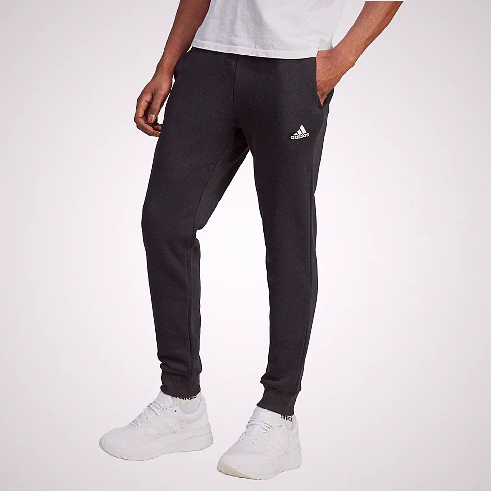 Adidas Hose für Herren Essentials Fleece Tapered Cuffed Schwarz