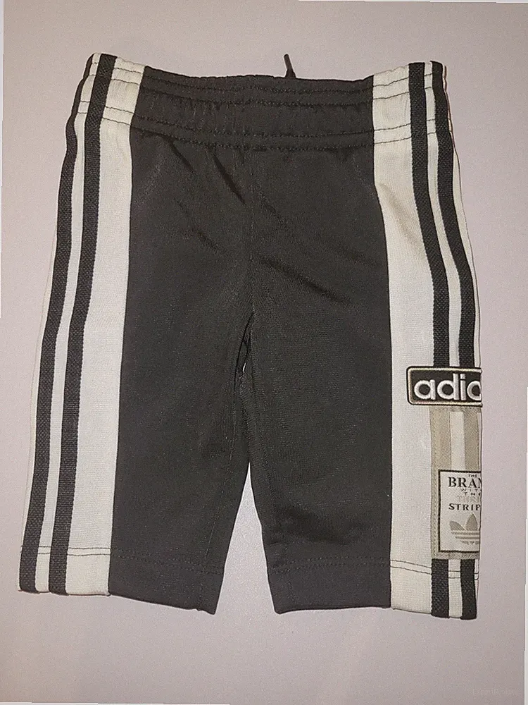 Adidas Hose Jogginghose Schwarz Gr.62 Aufreißhose Neuwertig Retro Baby