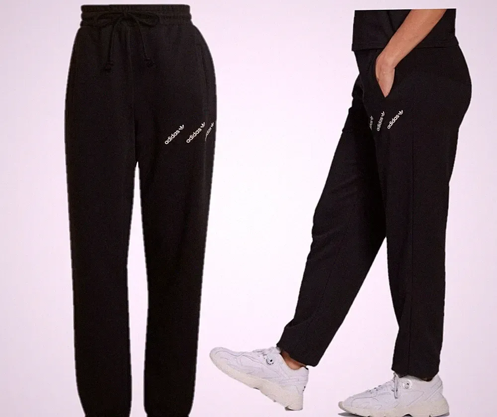Adidas Hose Jogginghose Sport Unisex Jungen/Damen Freizeit Hose Fleec Baumwolle