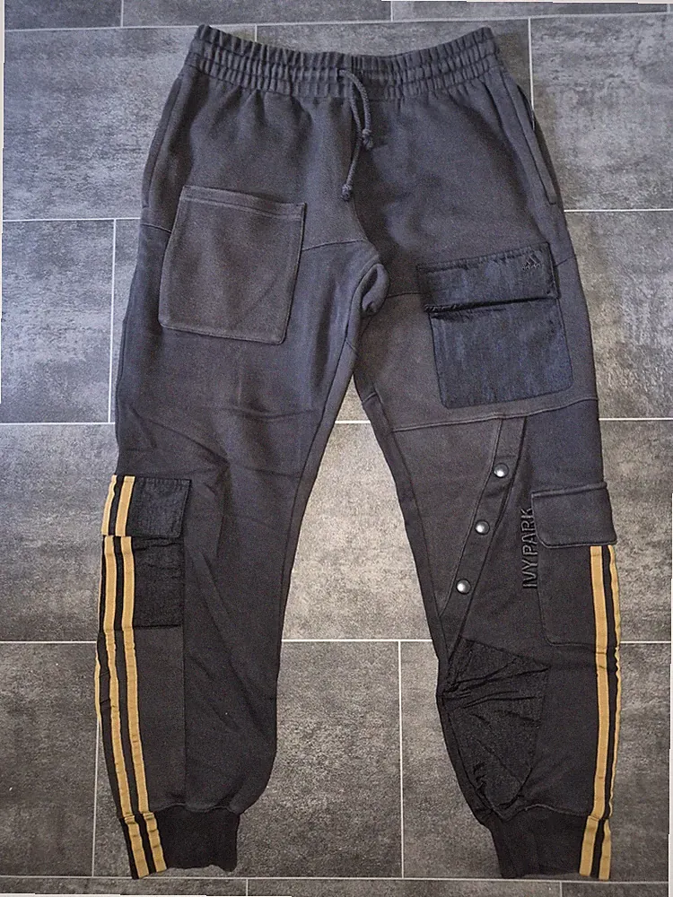 Adidas Ivy Park Cargo Sweat Pants Schwarz Gr. XS/S / Trainingshose / Jogginghose