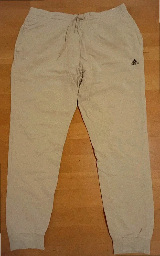 Adidas Jogging Sport Freizeit Hose Jogginganzug Trackpants Beige XL Gym Fitness
