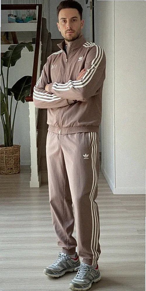 Adidas Jogginghose adicolor WovenFirebird JP1024 brown Regular Fit Gr.2XL