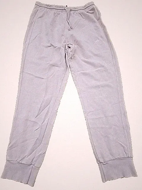 Adidas Jogginghose Damen Grau XL Tapered Kordelzug