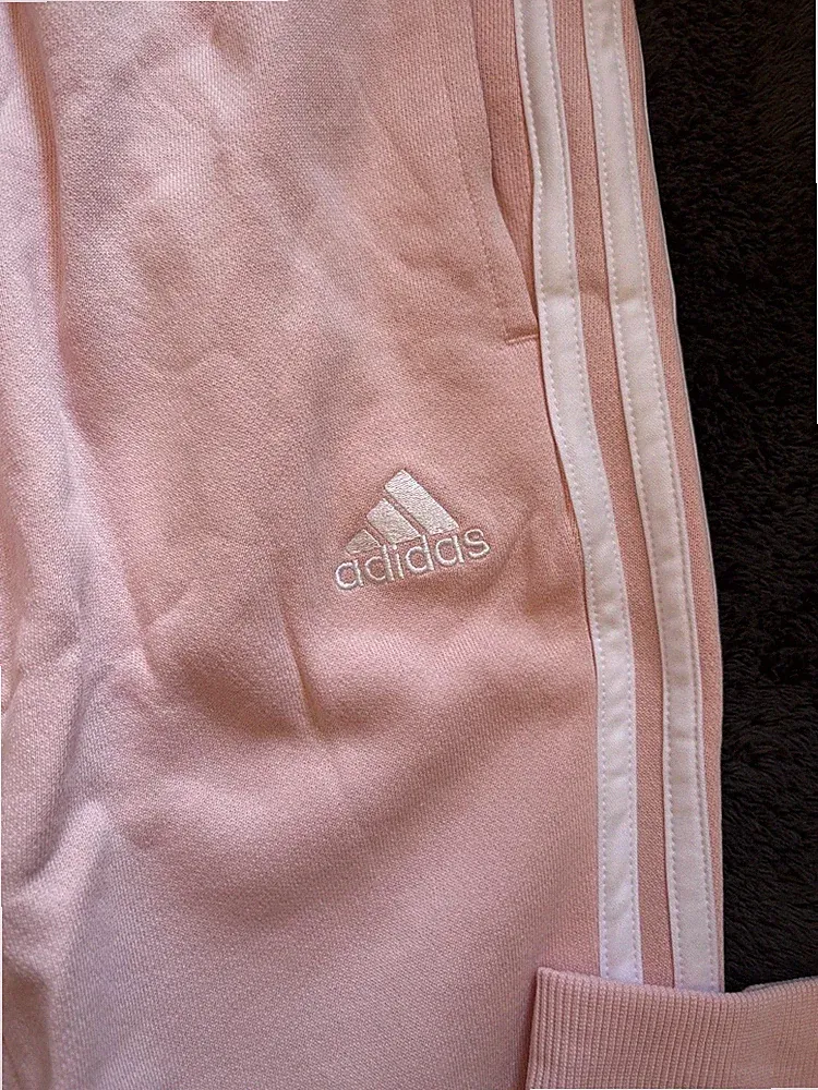 Adidas Jogginghose Damen XS Rosa Slim Fit 3 Streifen Neu mit Etikett Sporthose