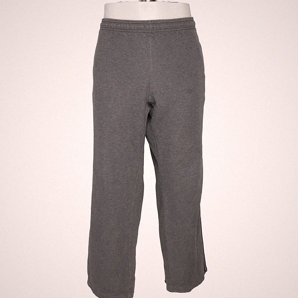 Adidas, Jogginghose, Größe: 2XL, Grau/Schwarz, Streifen, Herren #2kI