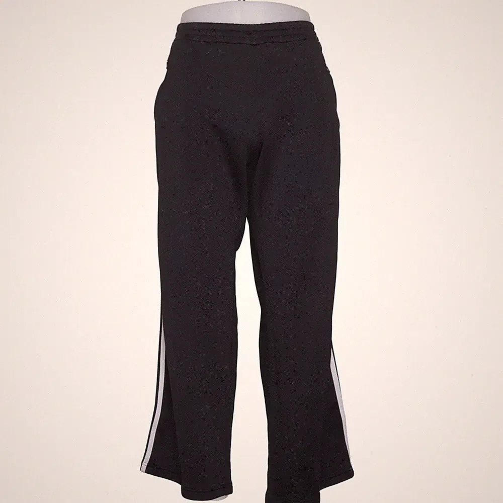 Adidas, Jogginghose, Größe: 46, Grau/Weiß, Polyester, Herren #Kst