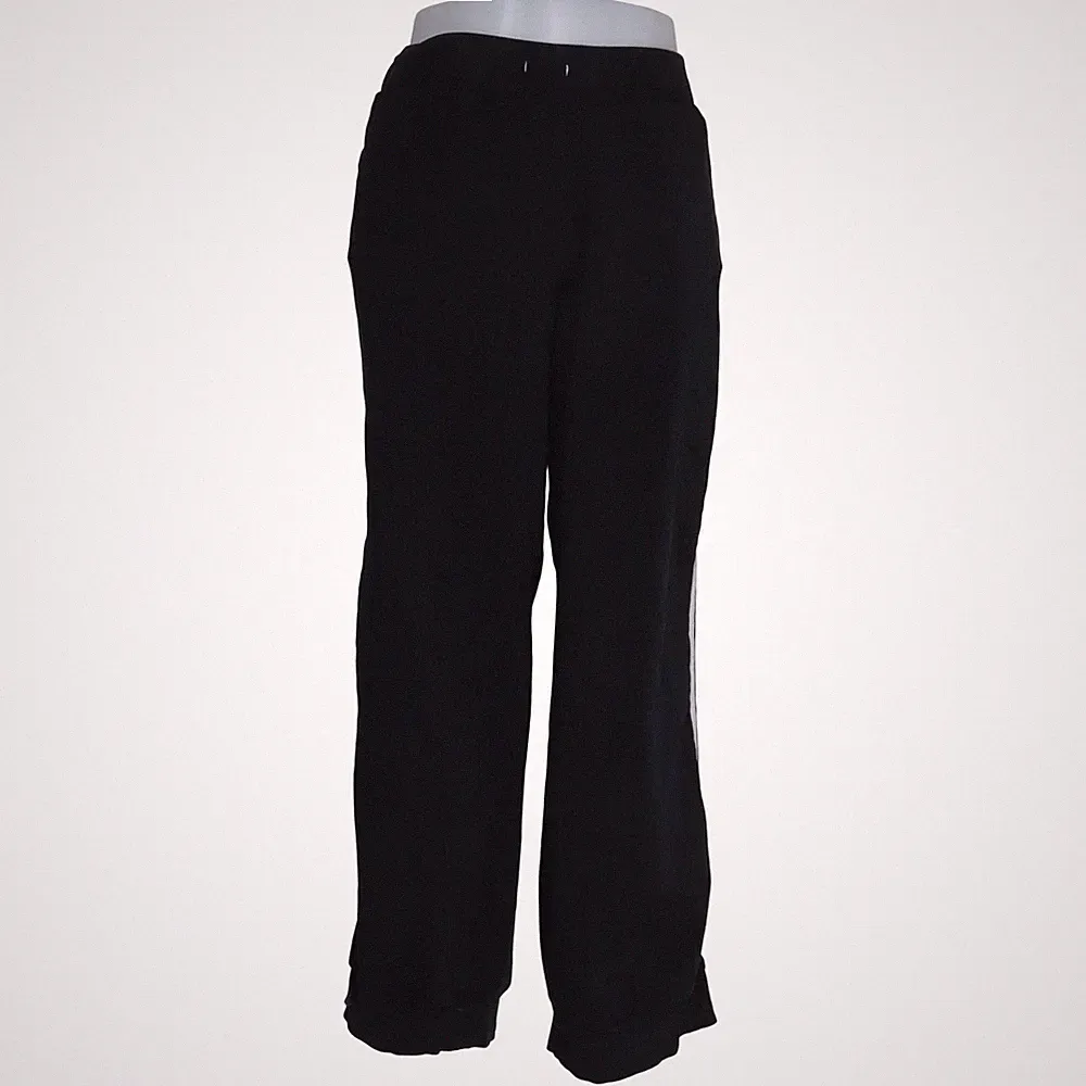 Adidas, Jogginghose, Größe: 50/52, Schwarz/Weiß, Baumwolle/Polyester #uF4