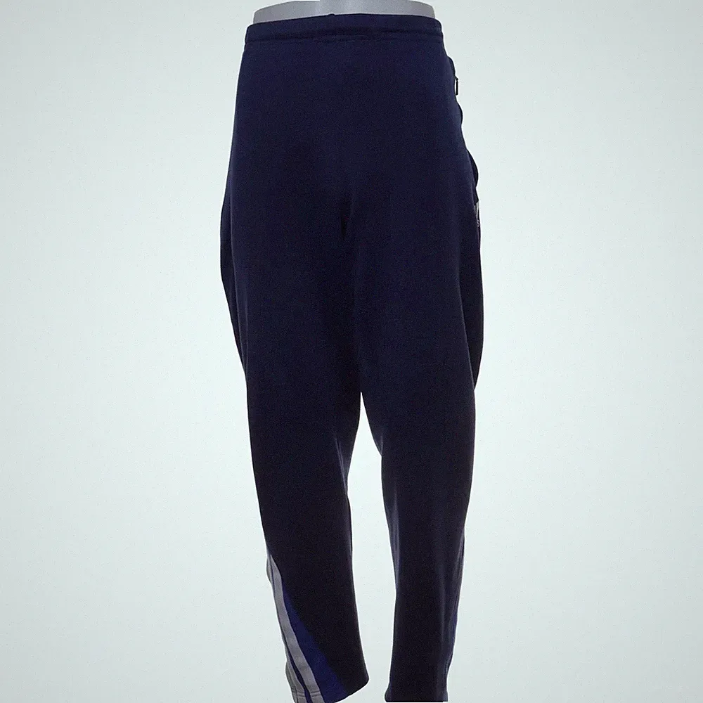Adidas, Jogginghose, Größe: 52/54, Blau/Weiß, Polyester, Herren #nX4