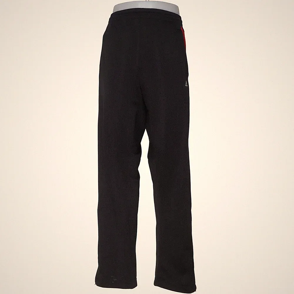 Adidas, Jogginghose, Größe: 52/54, Schwarz/Rot/Weiß, Polyester, Herren #M7D