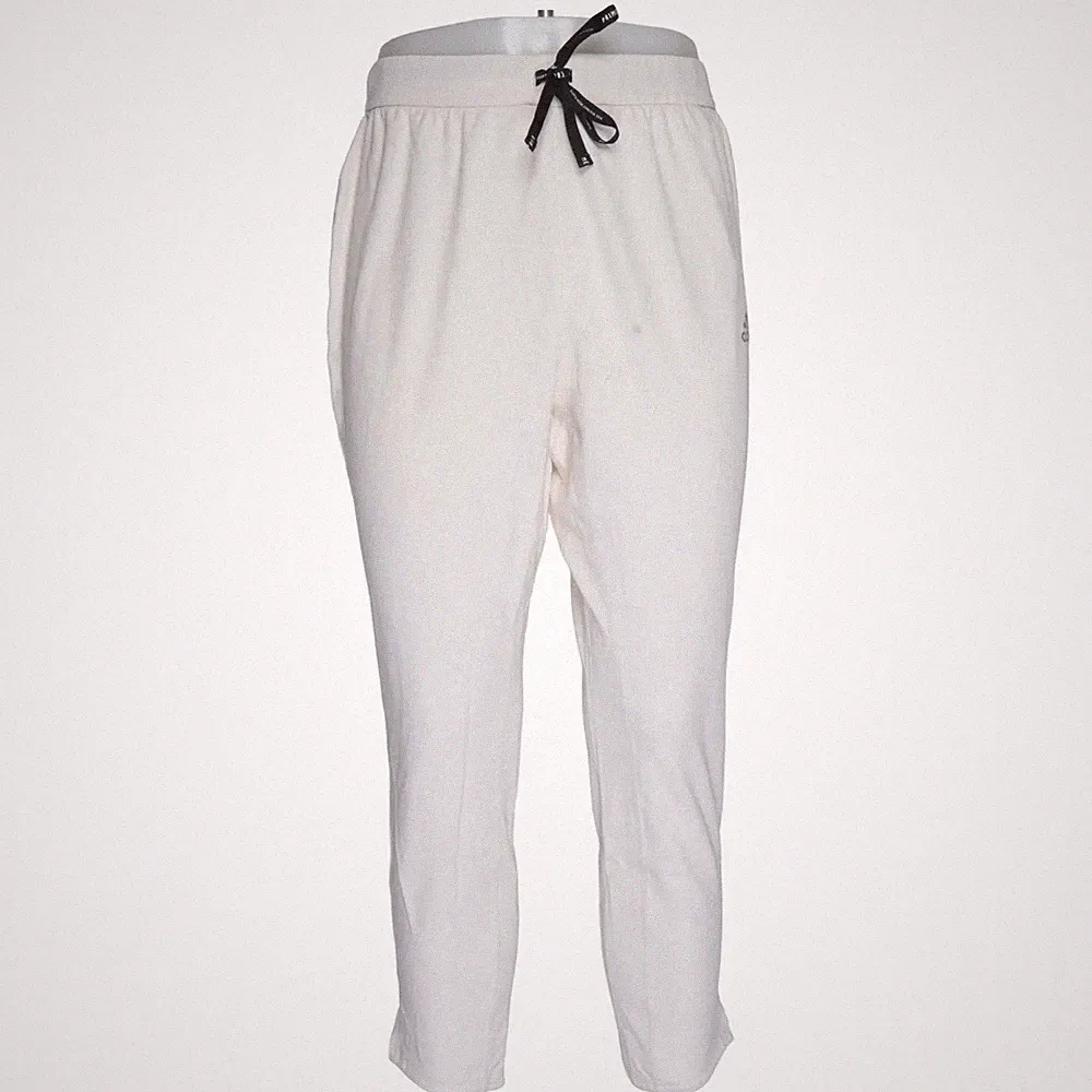 Adidas, Jogginghose, Größe: L, Beige, Baumwolle/Recyceltes Polyester #NEJ