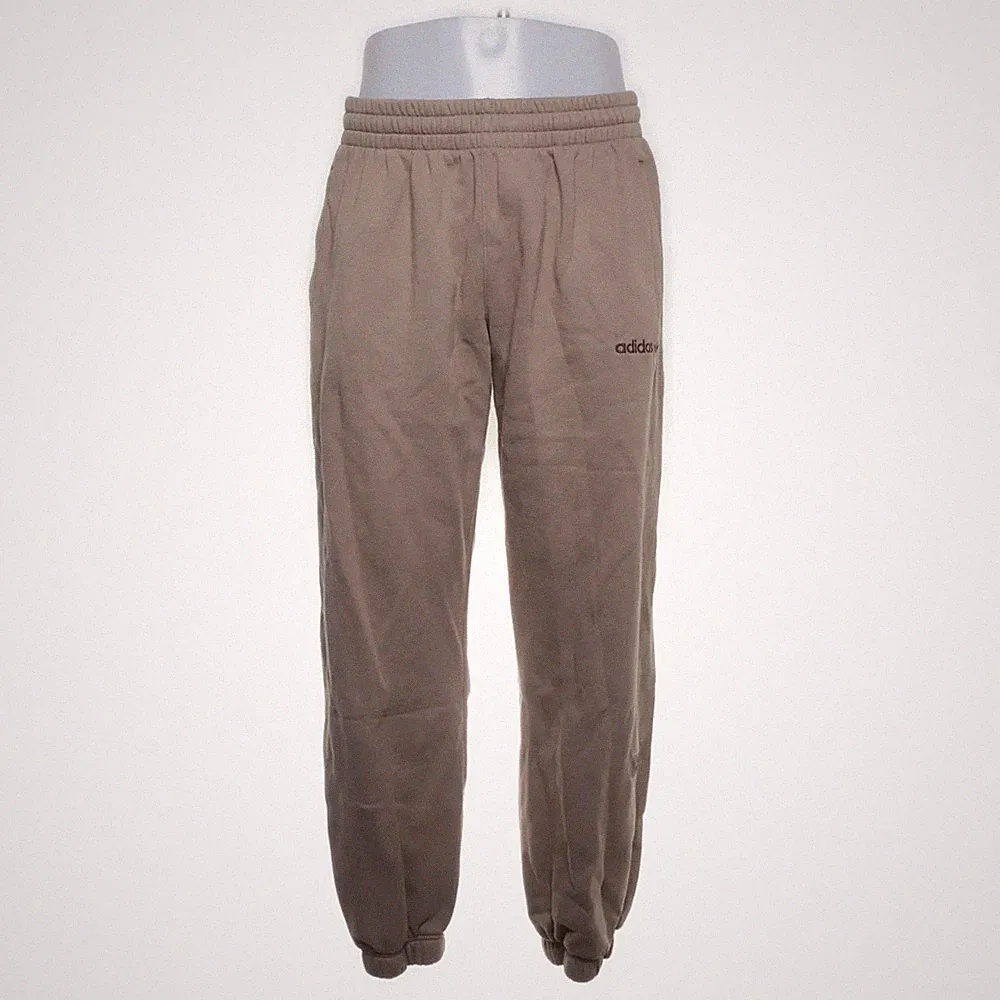 Adidas, Jogginghose, Größe: L, Beige, Baumwolle/Recyceltes Polyester, Sweat #SX0
