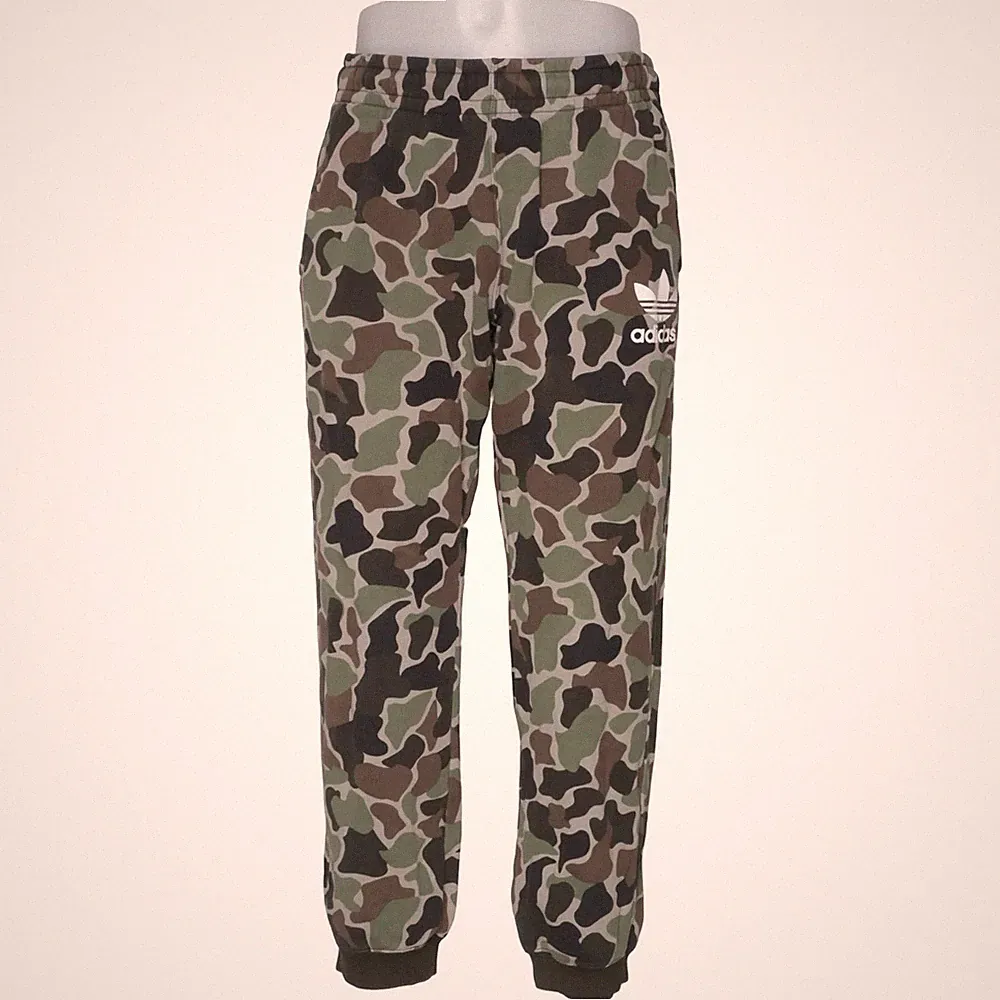 Adidas, Jogginghose, Größe: L, Grün/Schwarz/Braun, Baumwolle/Polyester #UFZ