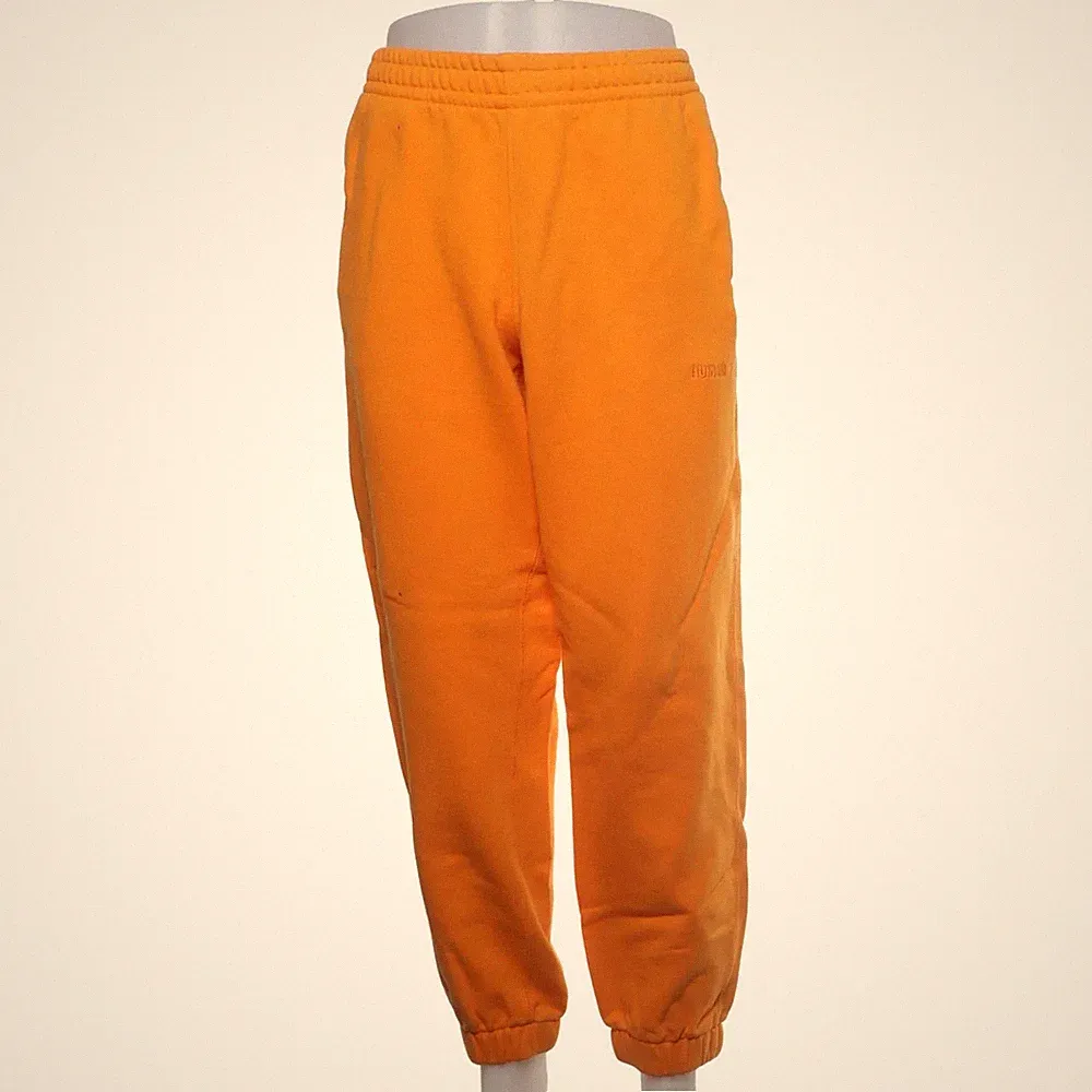 Adidas, Jogginghose, Größe: L, Orange, Baumwolle, Einfarbig, Sweat, Herren #8Wr