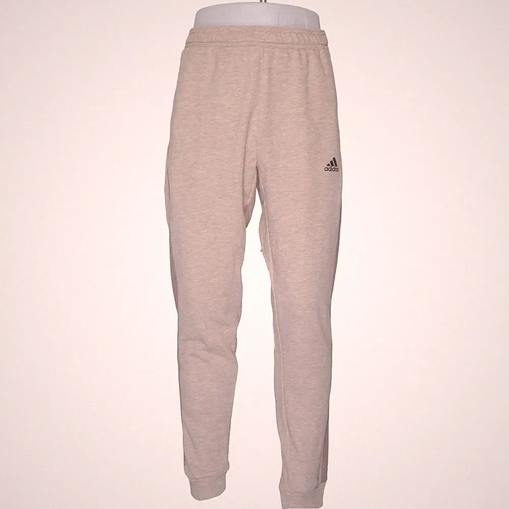 Adidas, Jogginghose, Größe: M, Beige/Braun, Baumwolle/Recyceltes Polyester #S8J