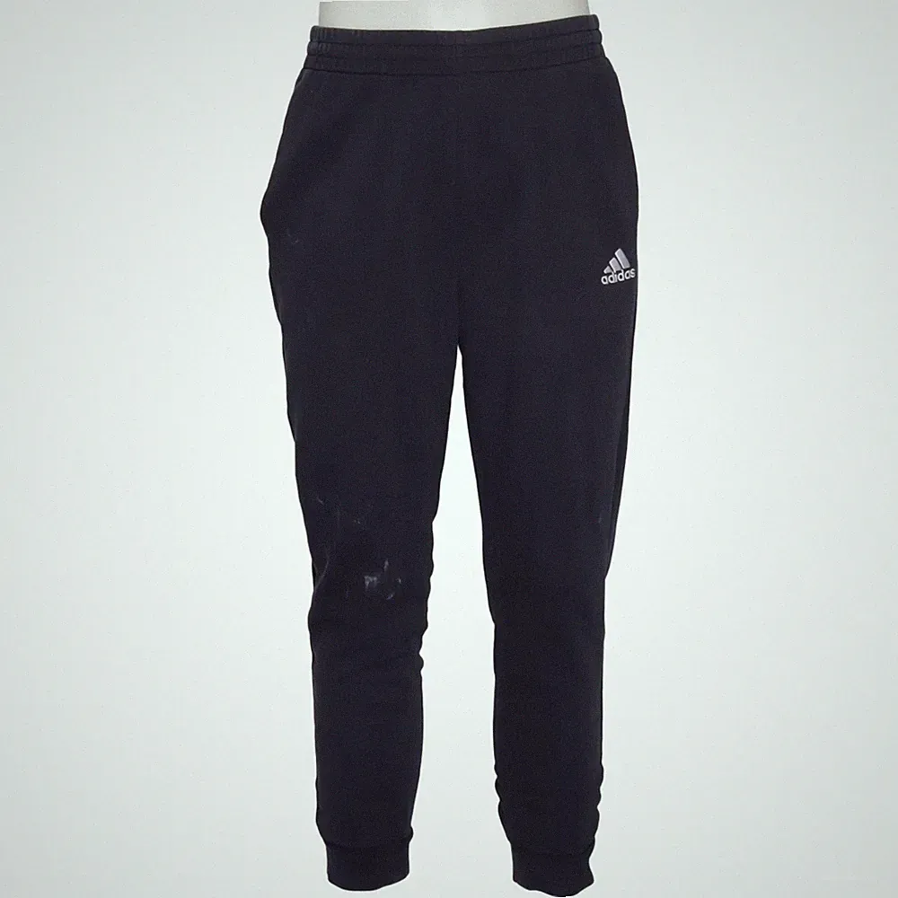 Adidas, Jogginghose, Größe: M, Blau, Baumwolle/Polyester, Einfarbig, Herren #Fbg