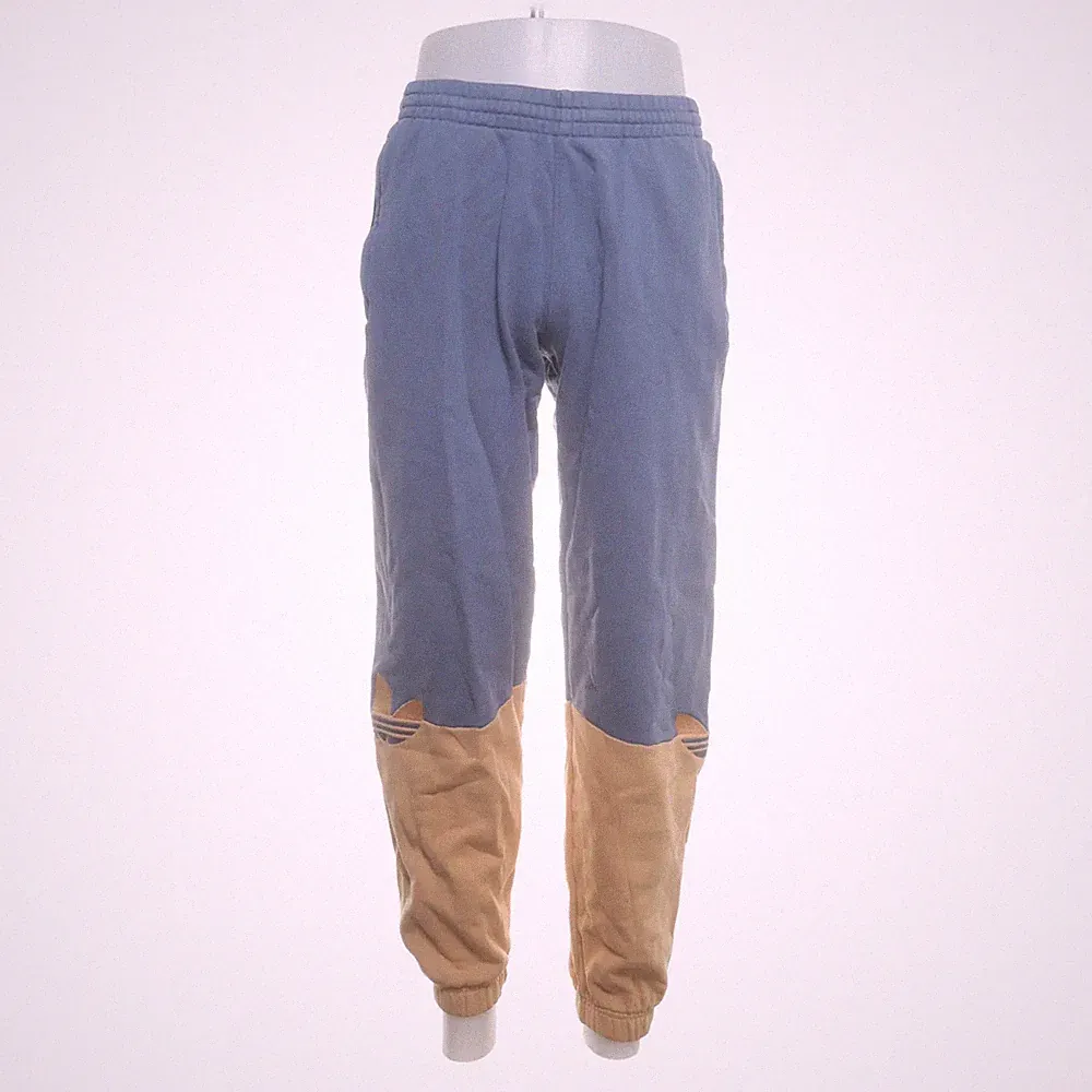 Adidas, Jogginghose, Größe: M, Blau/Gelb, Baumwolle, Herren #0JE