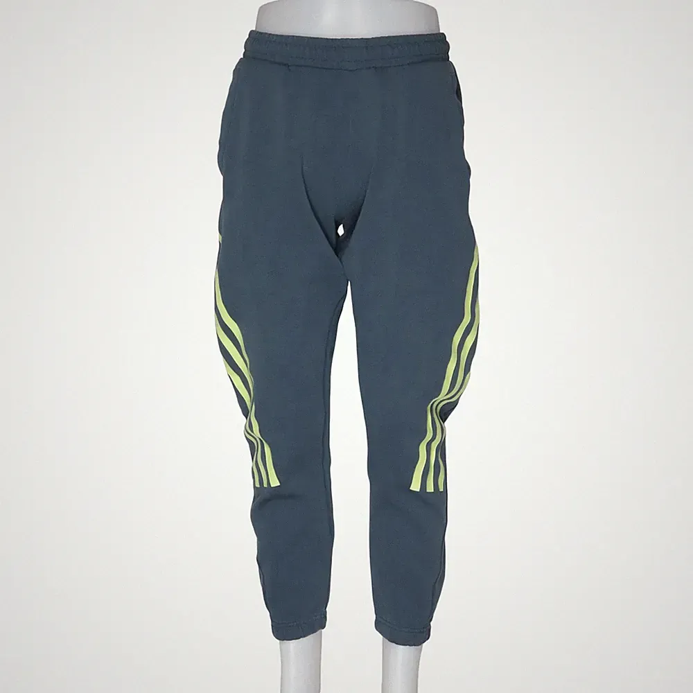 Adidas, Jogginghose, Größe: M, Blau/Gelb, Baumwolle/Recyceltes Polyester #mCq
