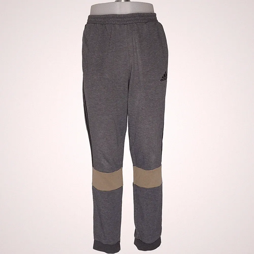 Adidas, Jogginghose, Größe: M, Grau/Beige #83g