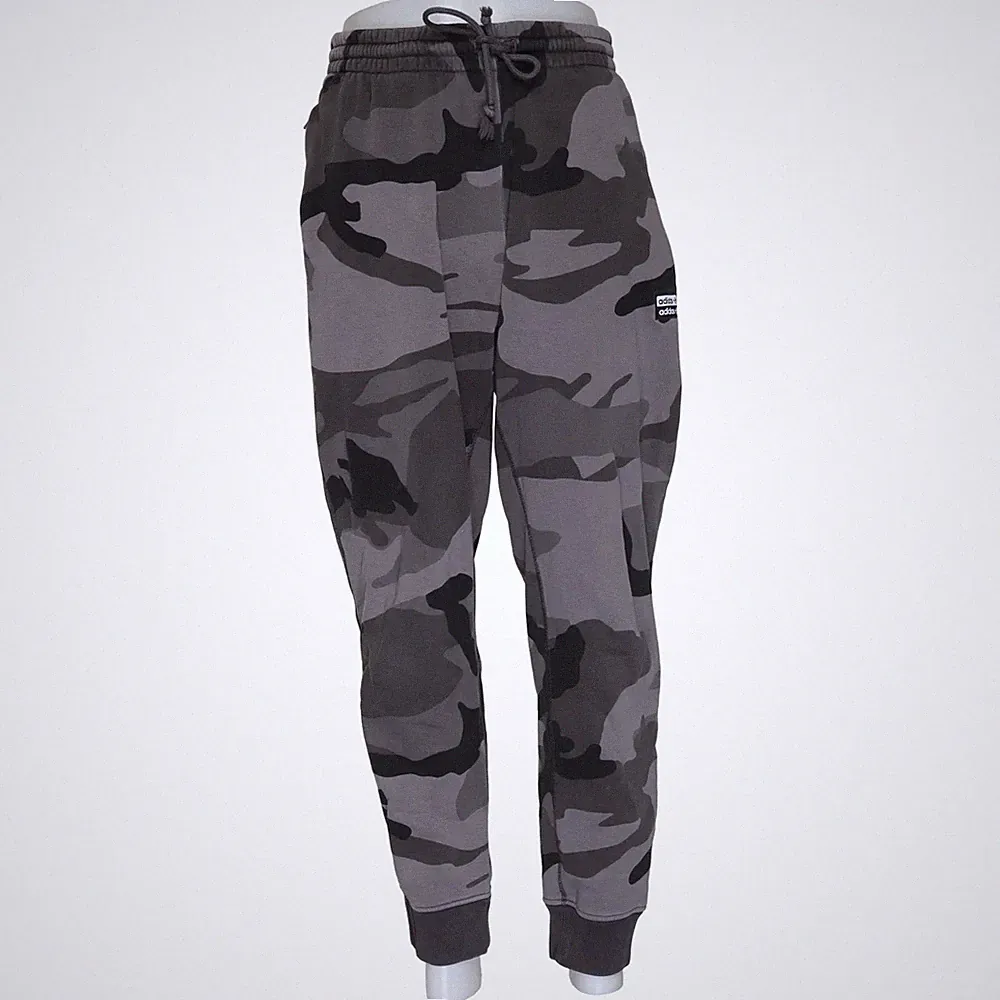 Adidas, Jogginghose, Größe: M, Grau/Schwarz/Mehrfarbig, Baumwolle/Polyester #WTO