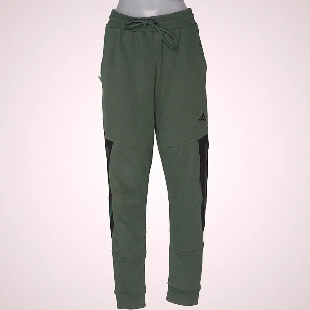 Adidas, Jogginghose, Größe: M, Grün/Schwarz, Baumwolle/Recyceltes Polyester #6we