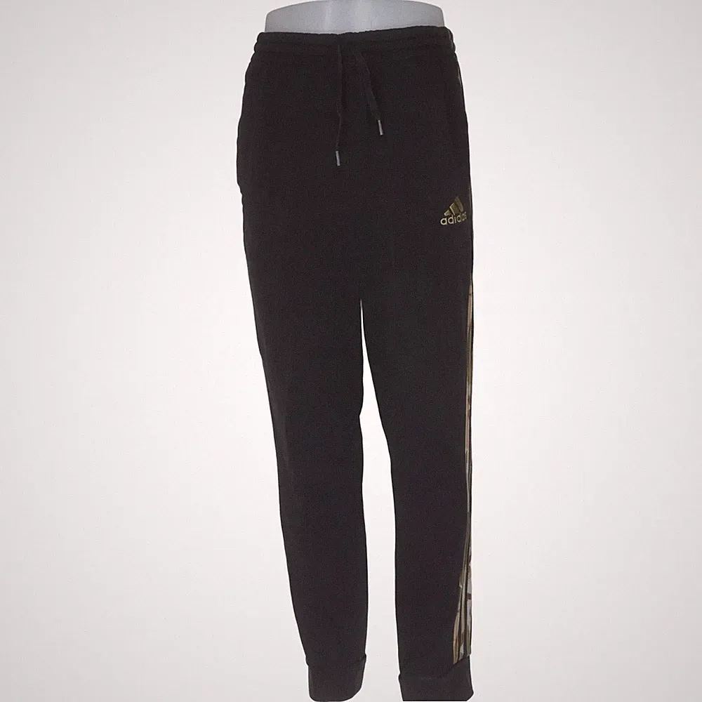 Adidas, Jogginghose, Größe: M, Schwarz, Baumwolle/Polyester/Viskose #03l
